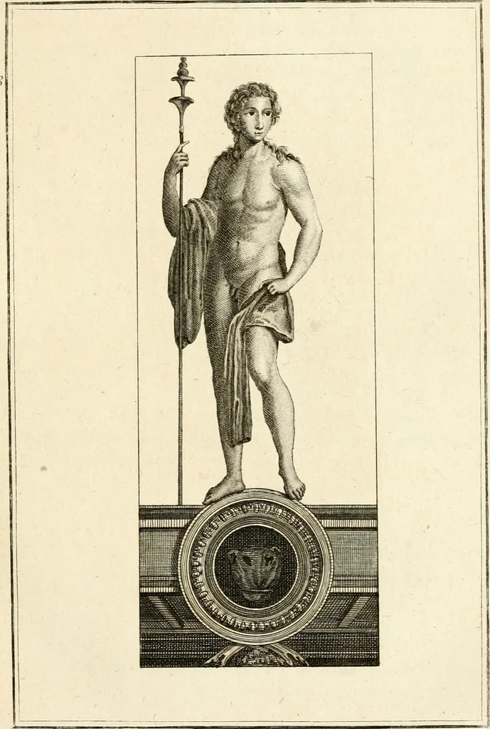 An illustration from Les antiquités d'Herculanum : avec leurs explications en françois, 1780, leaf 60