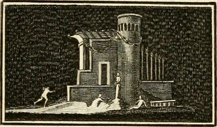 An illustration from Les antiquités d'Herculanum : avec leurs explications en françois, 1780, leaf 64