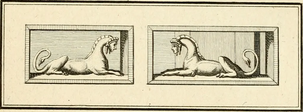 An illustration from Les antiquités d'Herculanum : avec leurs explications en françois, 1780, leaf 64