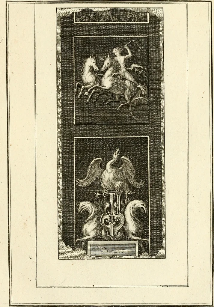 An illustration from Les antiquités d'Herculanum : avec leurs explications en françois, 1780, leaf 68