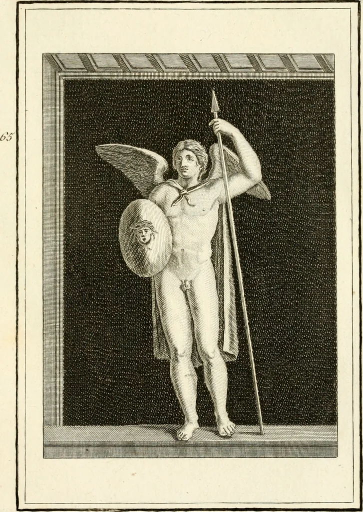 An illustration from Les antiquités d'Herculanum : avec leurs explications en françois, 1780, leaf 102