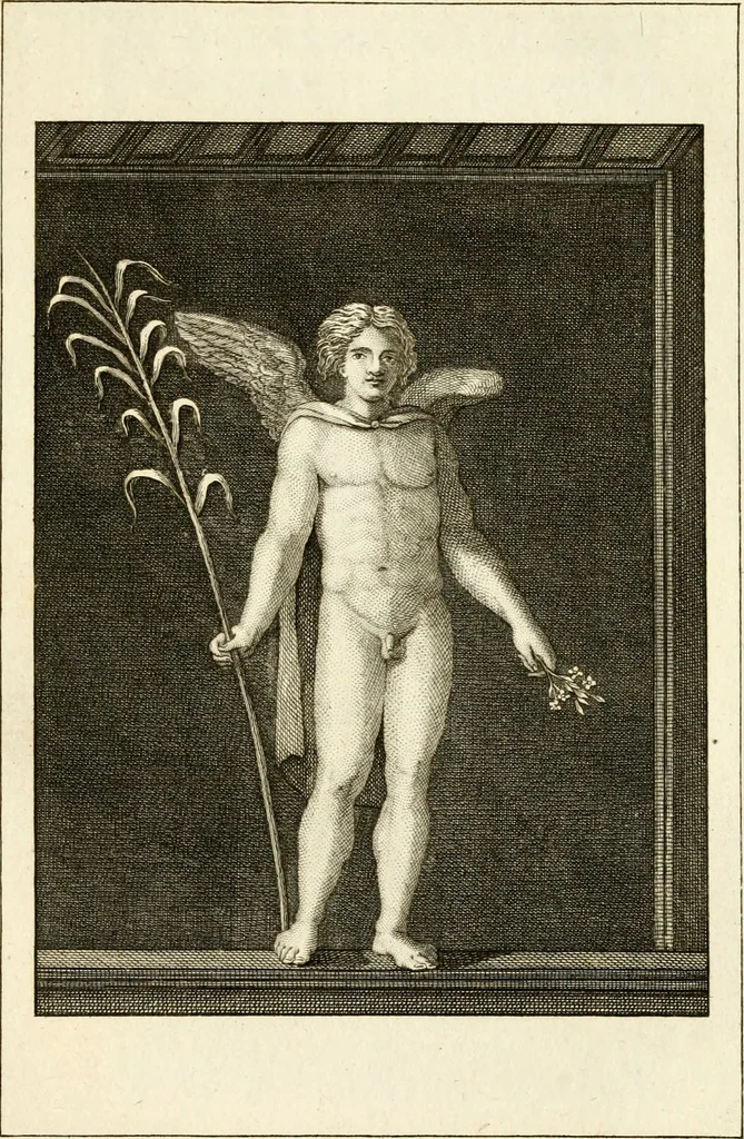 An illustration from Les antiquités d'Herculanum : avec leurs explications en françois, 1780, leaf 104