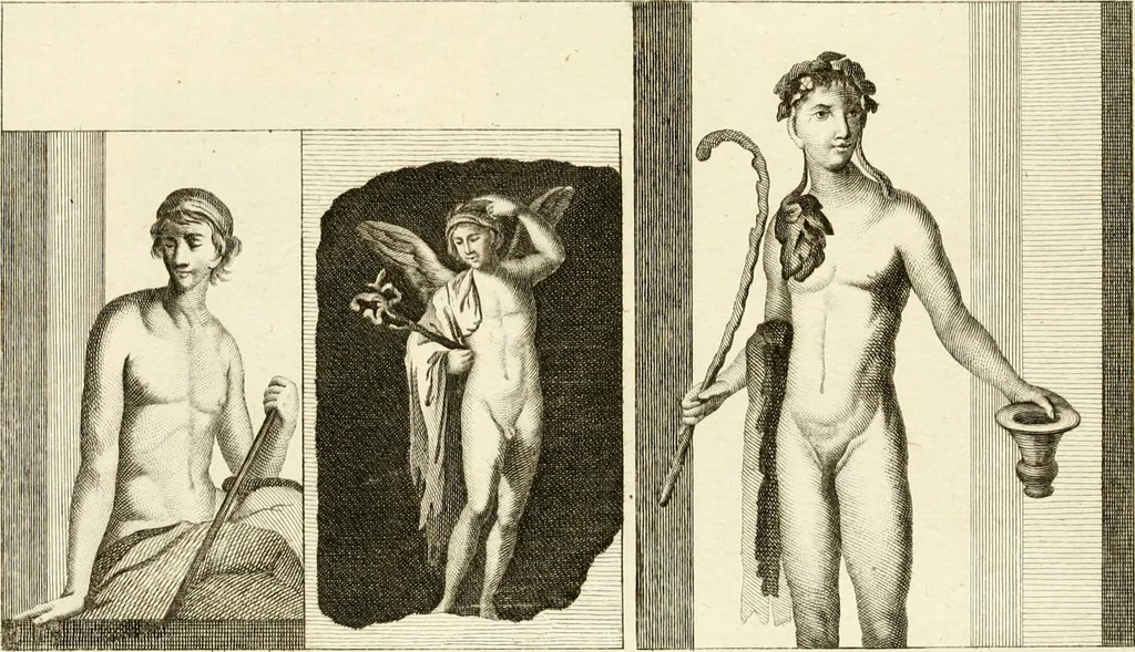 An illustration from Les antiquités d'Herculanum : avec leurs explications en françois, 1780, leaf 110