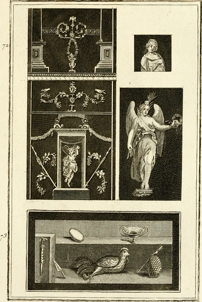 An illustration from Les antiquités d'Herculanum : avec leurs explications en françois, 1780, leaf 116