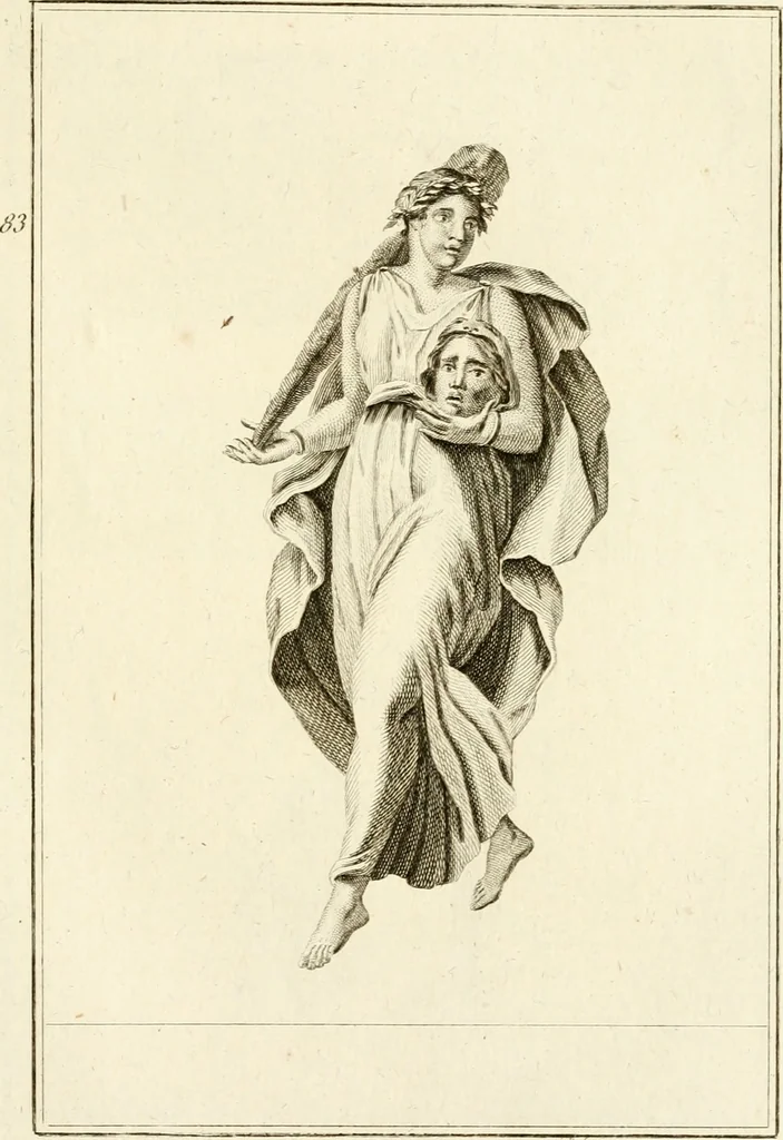 An illustration from Les antiquités d'Herculanum : avec leurs explications en françois, 1780, leaf 136