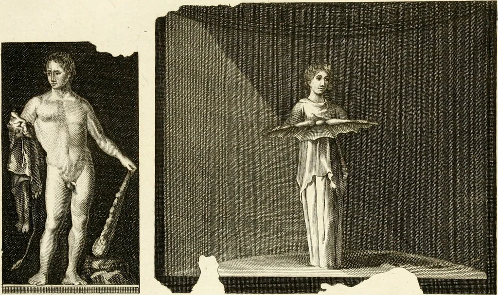 An illustration from Les antiquités d'Herculanum : avec leurs explications en françois, 1780, leaf 140
