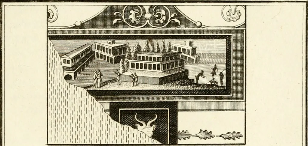 An illustration from Les antiquités d'Herculanum : avec leurs explications en françois, 1780, leaf 148