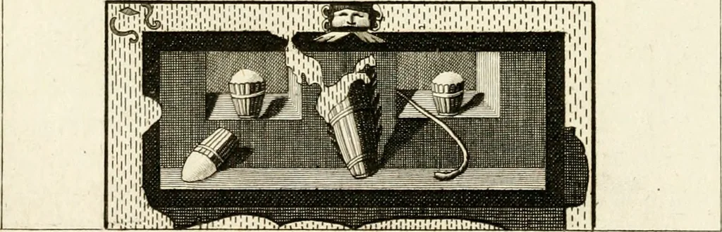 An illustration from Les antiquités d'Herculanum : avec leurs explications en françois, 1780, leaf 148