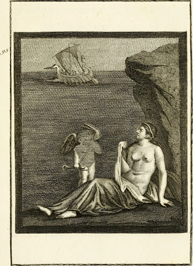 An illustration from Les antiquités d'Herculanum : avec leurs explications en françois, 1780, leaf 154