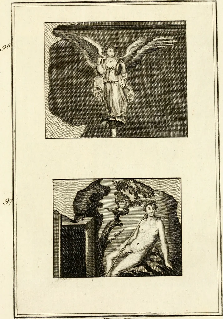 An illustration from Les antiquités d'Herculanum : avec leurs explications en françois, 1780, leaf 156