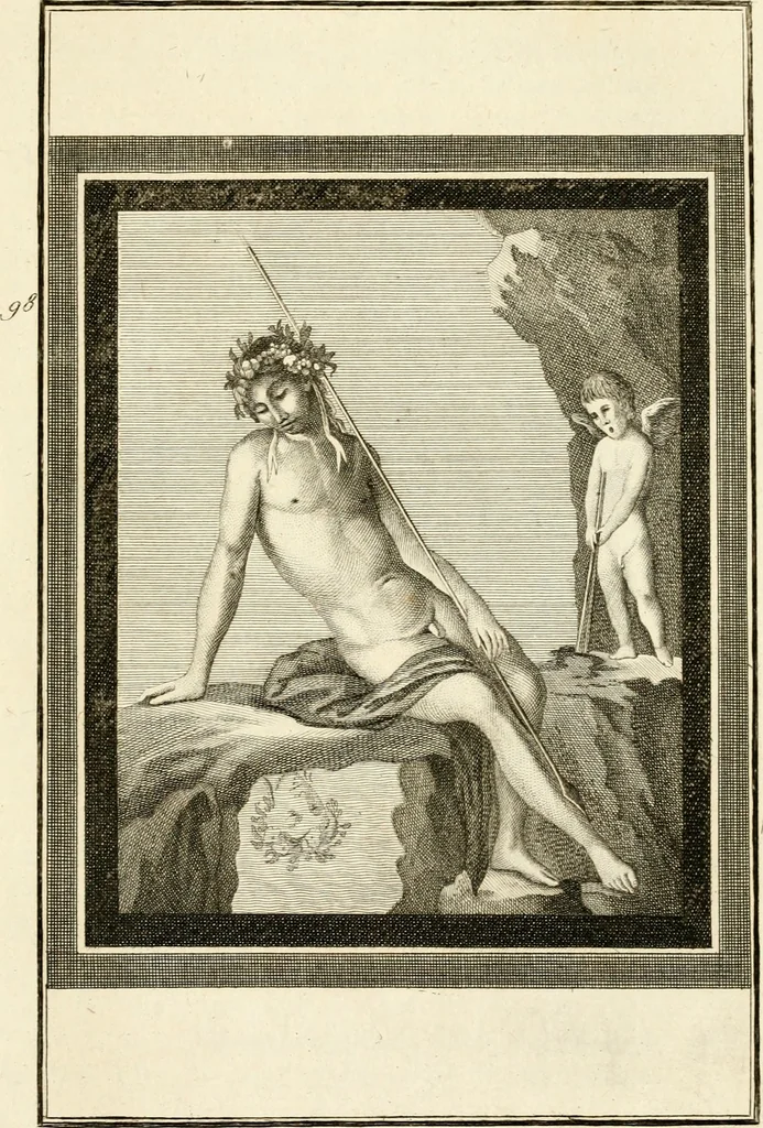 An illustration from Les antiquités d'Herculanum : avec leurs explications en françois, 1780, leaf 158