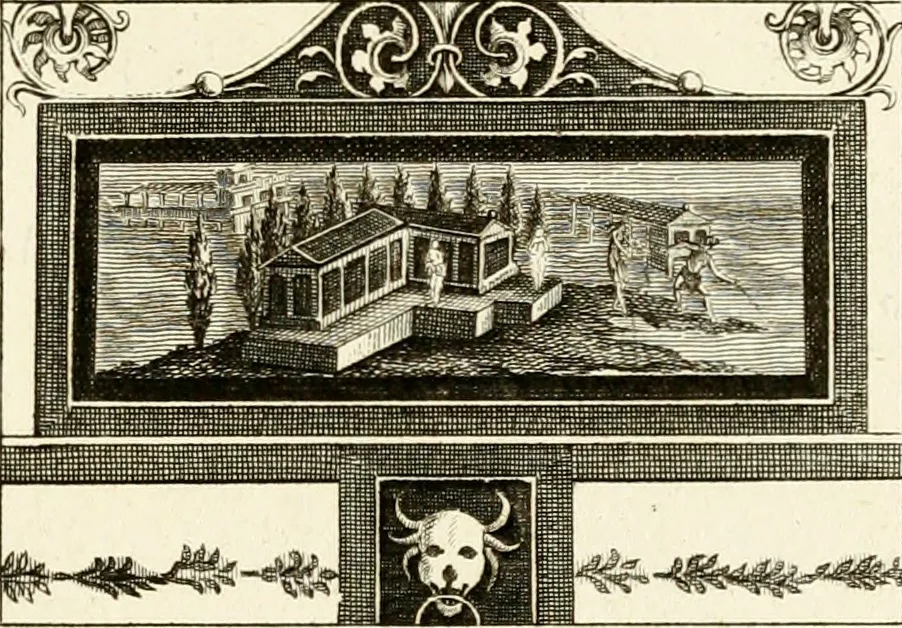 An illustration from Les antiquités d'Herculanum : avec leurs explications en françois, 1780, leaf 162