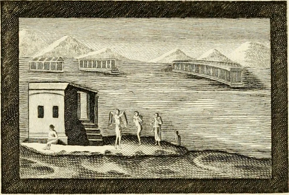 An illustration from Les antiquités d'Herculanum : avec leurs explications en françois, 1780, leaf 172