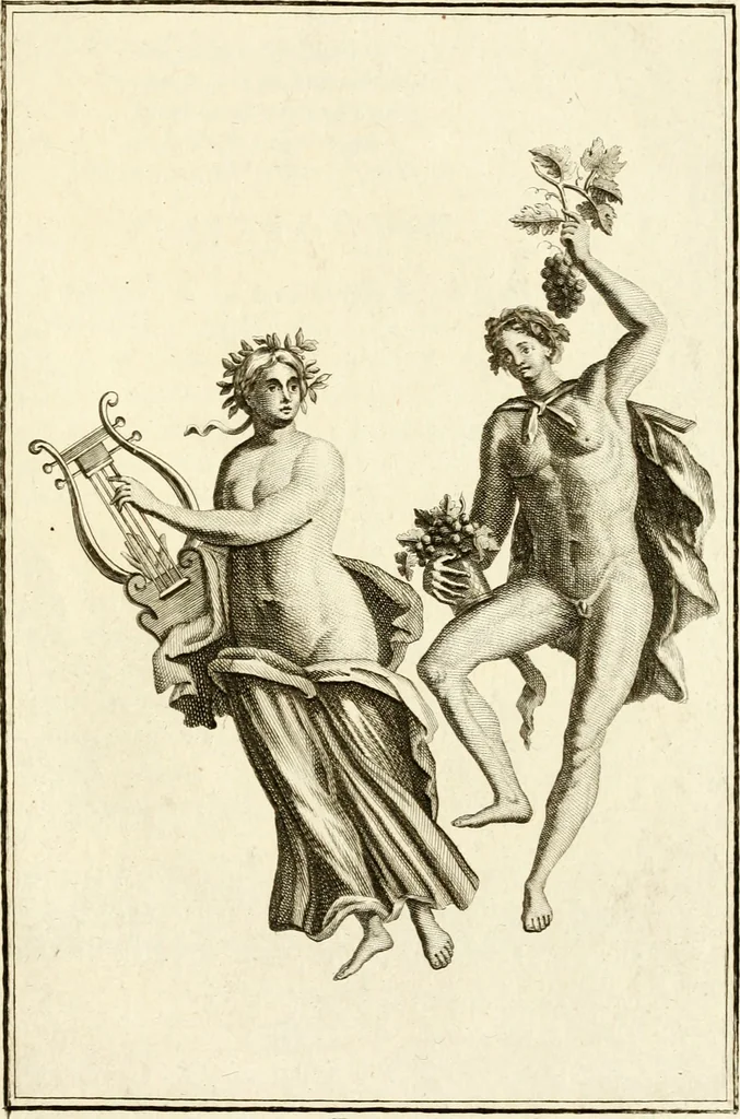 An illustration from Les antiquités d'Herculanum : avec leurs explications en françois, 1780, leaf 190