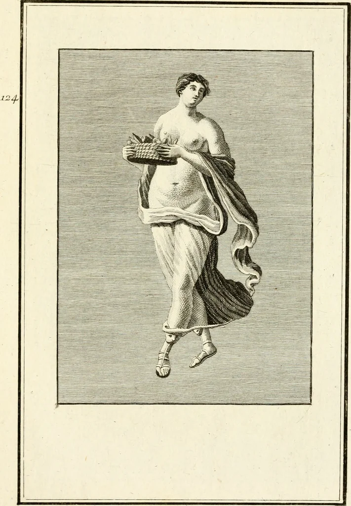 An illustration from Les antiquités d'Herculanum : avec leurs explications en françois, 1780, leaf 198