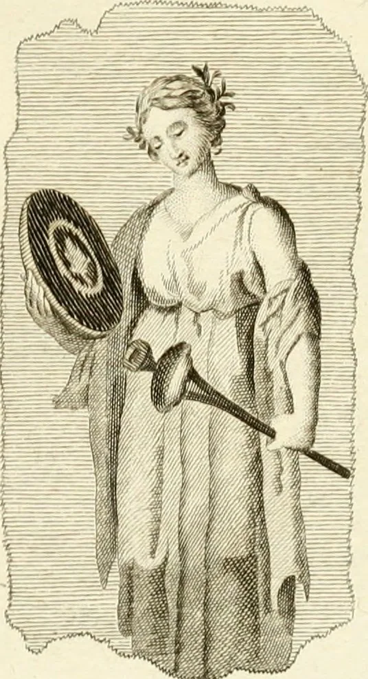 An illustration from Les antiquités d'Herculanum : avec leurs explications en françois, 1780, leaf 208