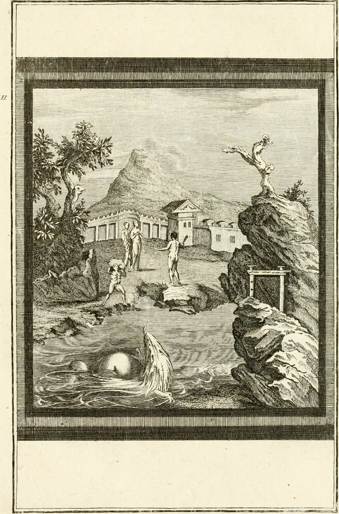 An illustration from Les antiquités d'Herculanum : avec leurs explications en françois, 1780, leaf 22
