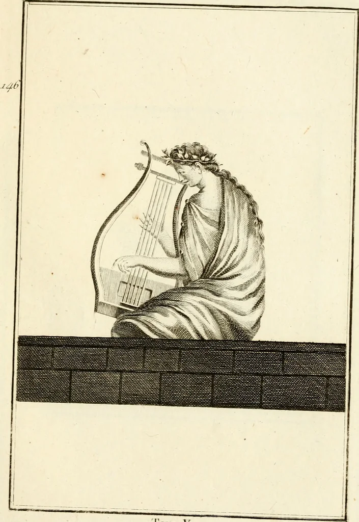 An illustration from Les antiquités d'Herculanum : avec leurs explications en françois, 1780, leaf 236