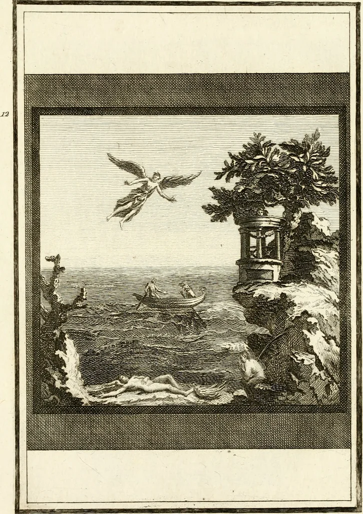 An illustration from Les antiquités d'Herculanum : avec leurs explications en françois, 1780, leaf 24