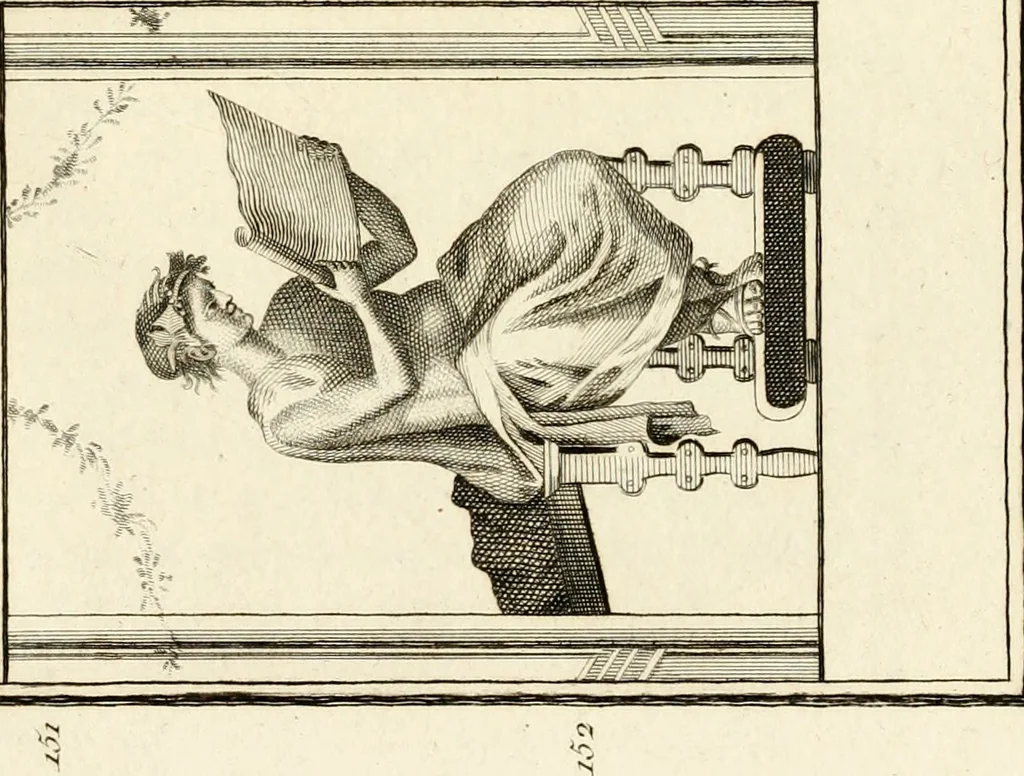An illustration from Les antiquités d'Herculanum : avec leurs explications en françois, 1780, leaf 246