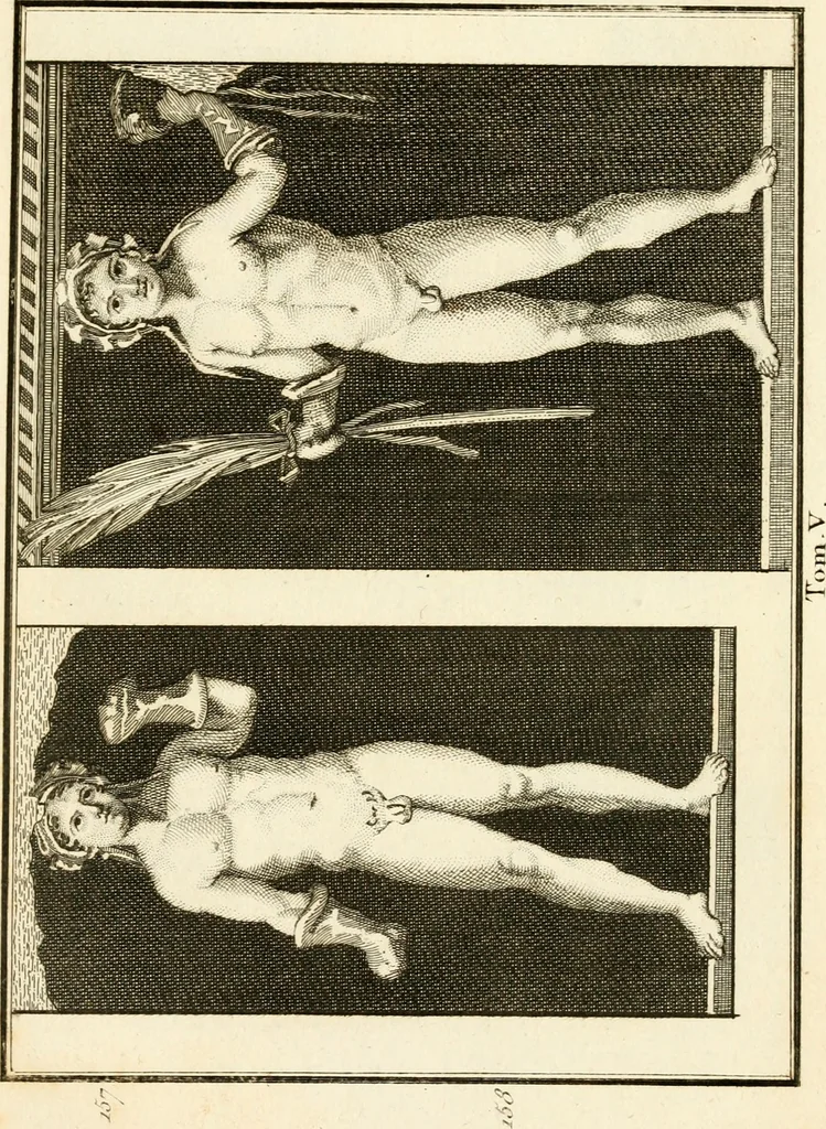 An illustration from Les antiquités d'Herculanum : avec leurs explications en françois, 1780, leaf 260