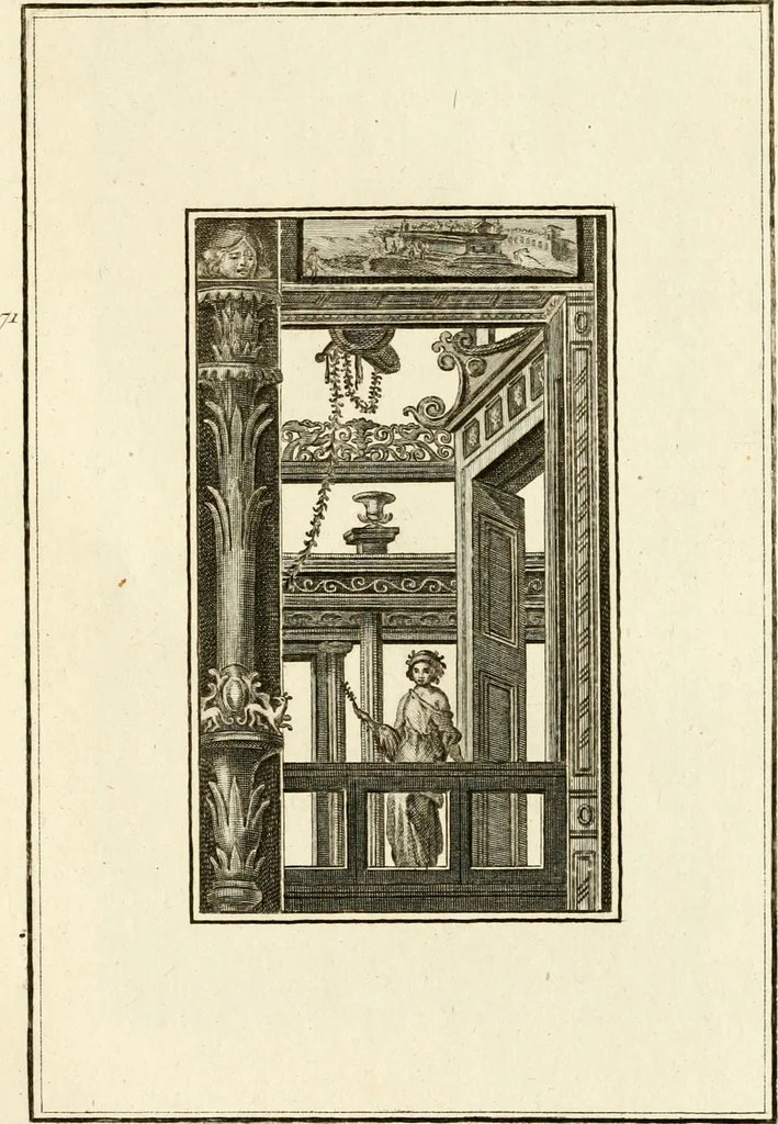 An illustration from Les antiquités d'Herculanum : avec leurs explications en françois, 1780, leaf 292