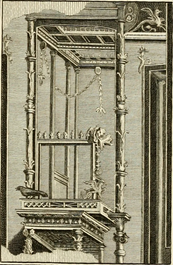 An illustration from Les antiquités d'Herculanum : avec leurs explications en françois, 1780, leaf 296