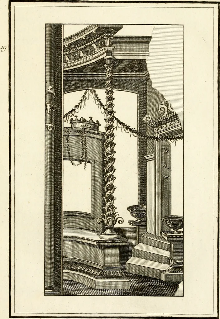 An illustration from Les antiquités d'Herculanum : avec leurs explications en françois, 1780, leaf 32