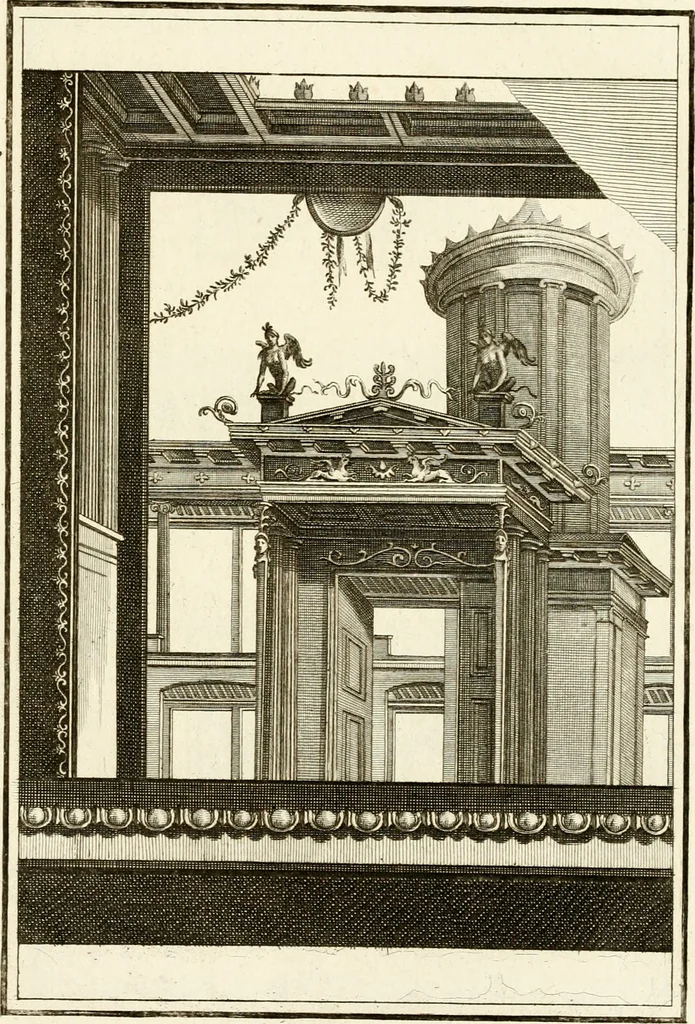 An illustration from Les antiquités d'Herculanum : avec leurs explications en françois, 1780, leaf 36
