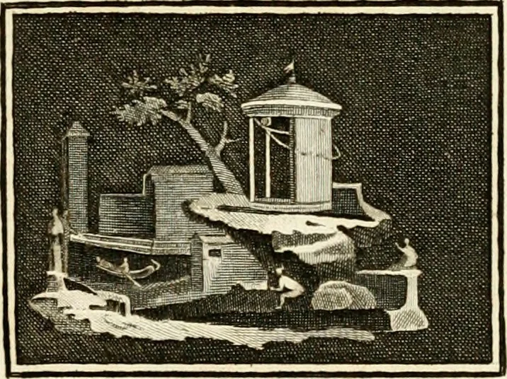 An illustration from Les antiquités d'Herculanum : avec leurs explications en françois, 1780, leaf 38