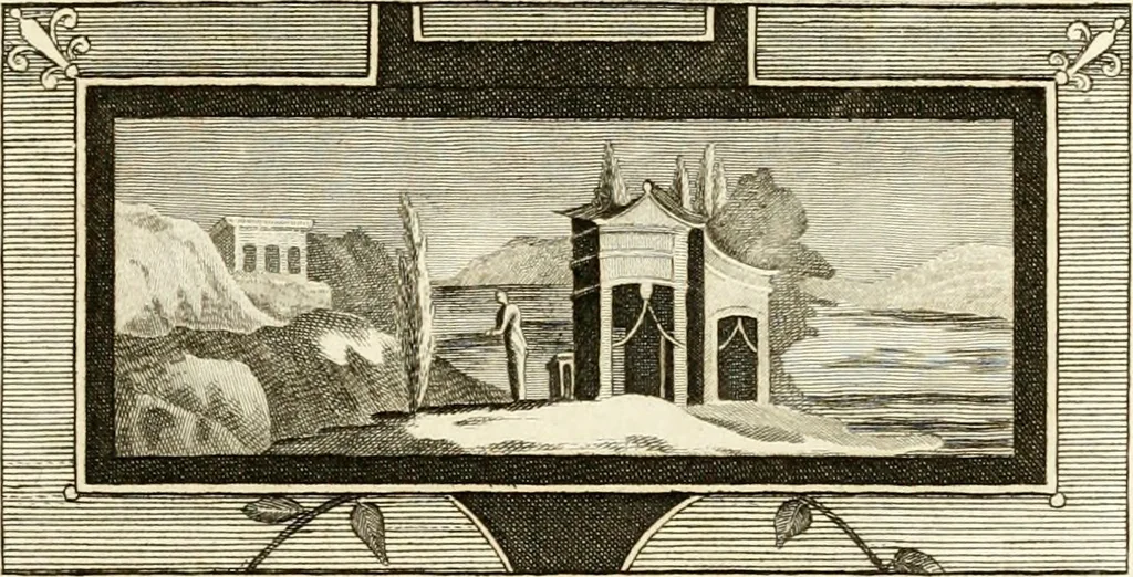 An illustration from Les antiquités d'Herculanum : avec leurs explications en françois, 1780, leaf 54