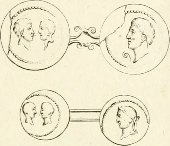 An illustration from Les antiquités d'Herculanum : avec leurs explications en françois, 1780, leaf 62