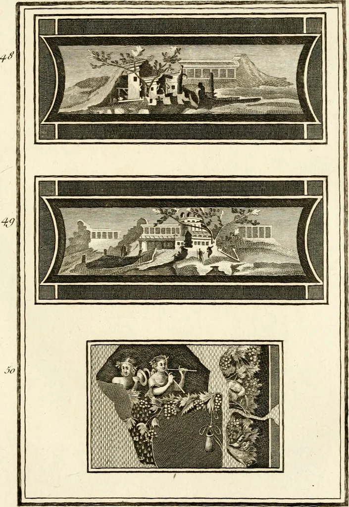 An illustration from Les antiquités d'Herculanum : avec leurs explications en françois, 1780, leaf 76