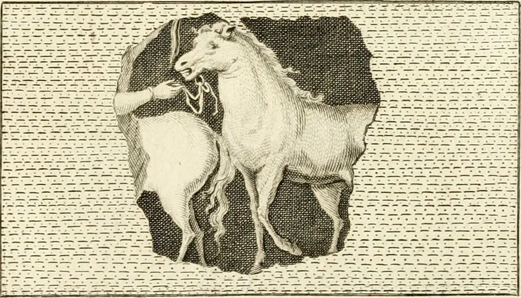 An illustration from Les antiquités d'Herculanum : avec leurs explications en françois, 1780, leaf 96