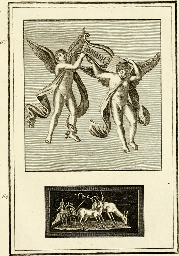 An illustration from Les antiquités d'Herculanum : avec leurs explications en françois, 1780, leaf 98