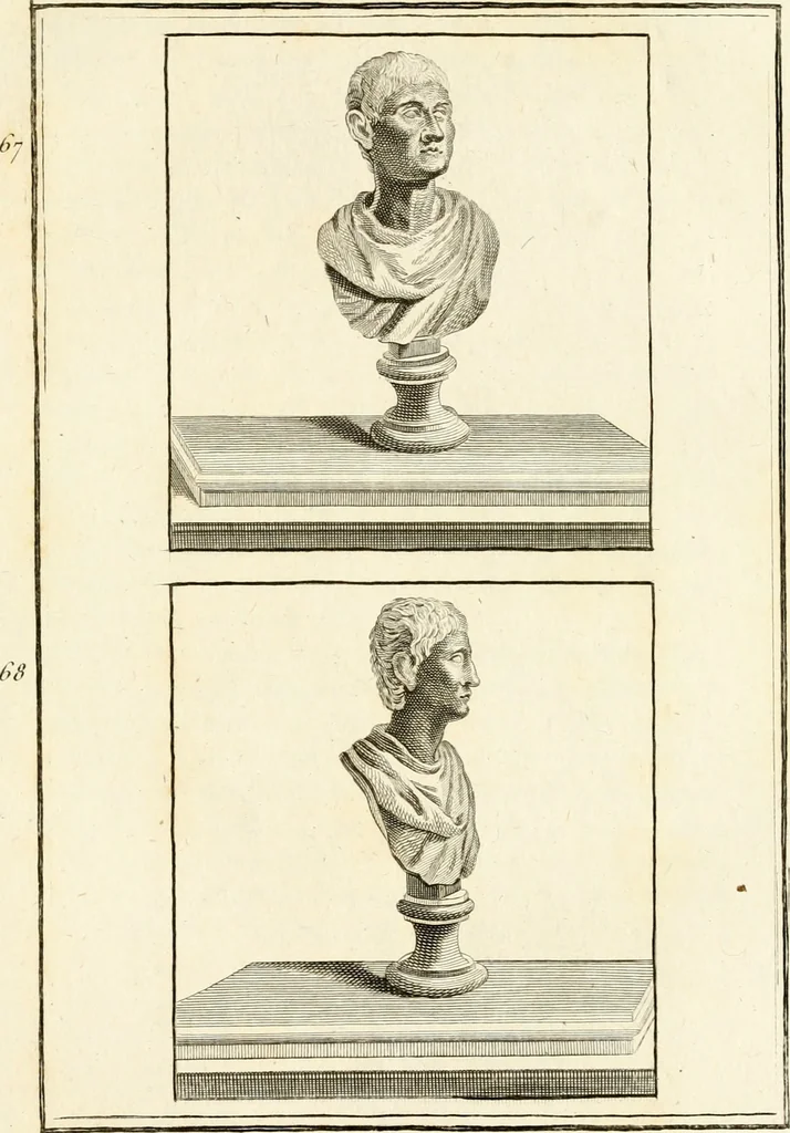 An illustration from Les antiquités d'Herculanum : avec leurs explications en françois, 1780, leaf 106