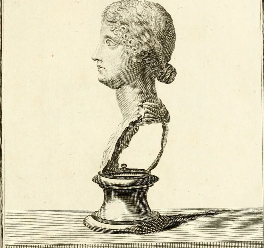 An illustration from Les antiquités d'Herculanum : avec leurs explications en françois, 1780, leaf 136