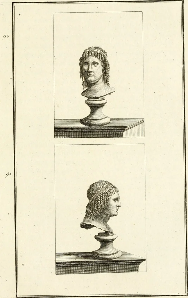 An illustration from Les antiquités d'Herculanum : avec leurs explications en françois, 1780, leaf 140