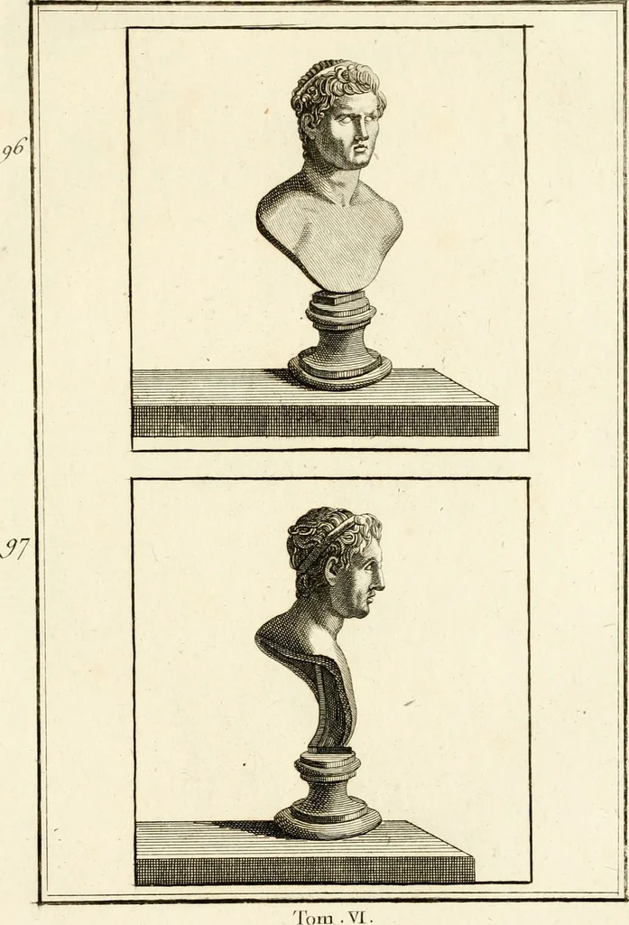 An illustration from Les antiquités d'Herculanum : avec leurs explications en françois, 1780, leaf 150