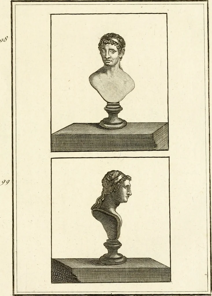 An illustration from Les antiquités d'Herculanum : avec leurs explications en françois, 1780, leaf 152