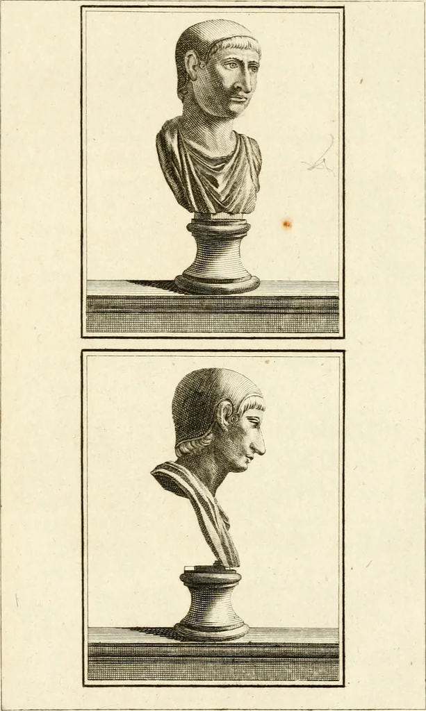 An illustration from Les antiquités d'Herculanum : avec leurs explications en françois, 1780, leaf 162