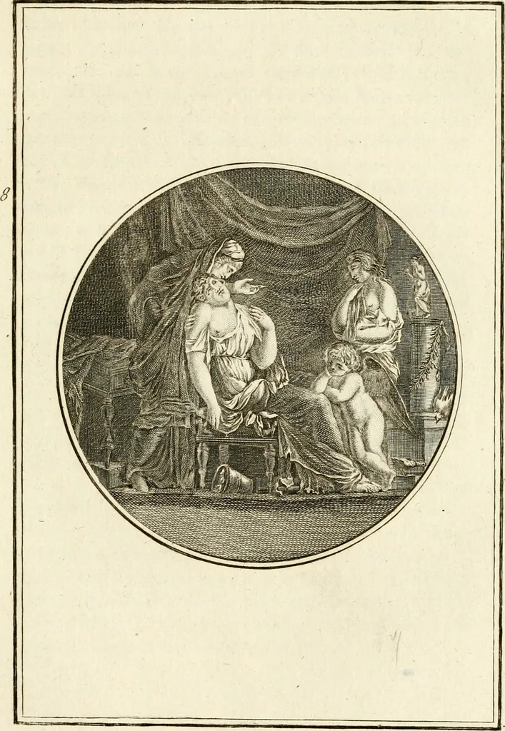 An illustration from Les antiquités d'Herculanum : avec leurs explications en françois, 1780, leaf 166