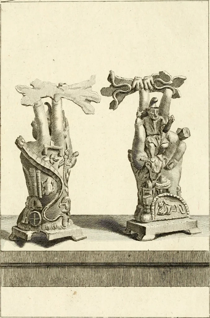 An illustration from Les antiquités d'Herculanum : avec leurs explications en françois, 1780, leaf 20