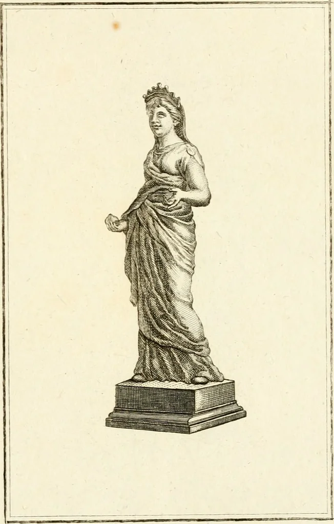 An illustration from Les antiquités d'Herculanum : avec leurs explications en françois, 1780, leaf 204