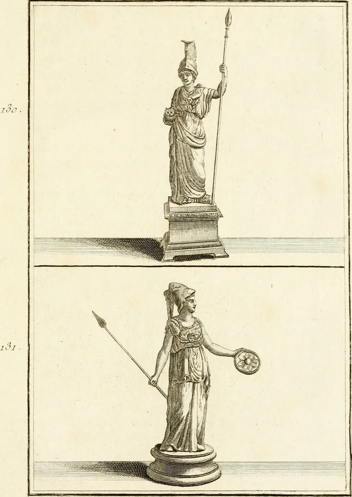 An illustration from Les antiquités d'Herculanum : avec leurs explications en françois, 1780, leaf 222