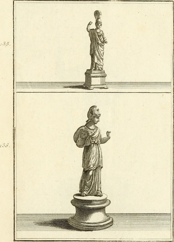 An illustration from Les antiquités d'Herculanum : avec leurs explications en françois, 1780, leaf 230