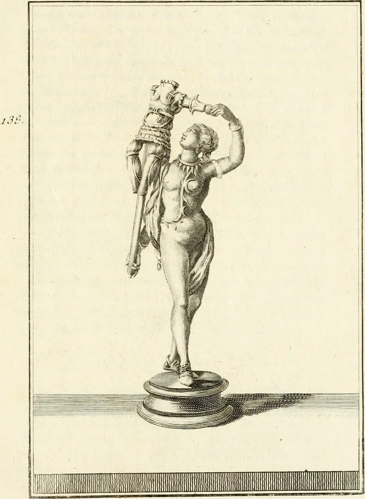 An illustration from Les antiquités d'Herculanum : avec leurs explications en françois, 1780, leaf 234