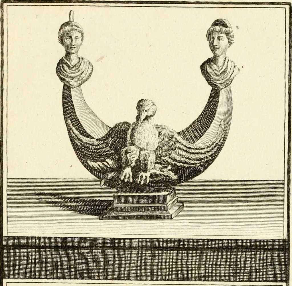 An illustration from Les antiquités d'Herculanum : avec leurs explications en françois, 1780, leaf 24