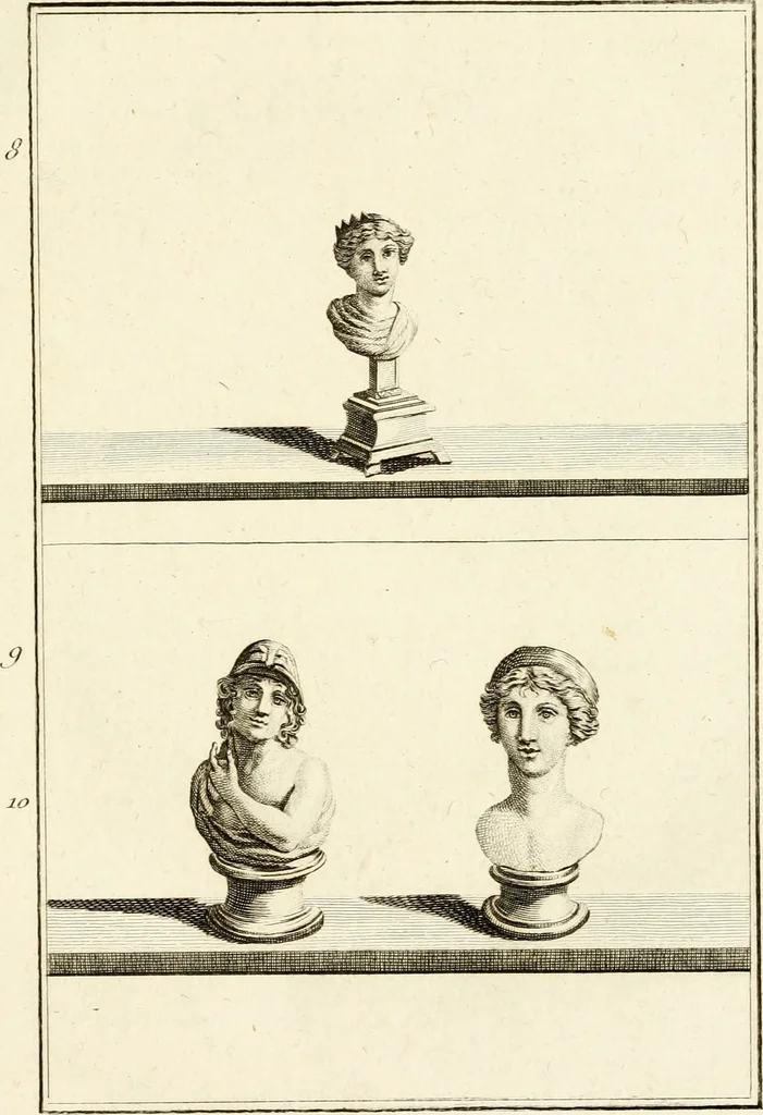 An illustration from Les antiquités d'Herculanum : avec leurs explications en françois, 1780, leaf 32