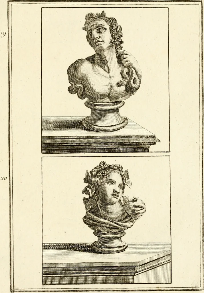 An illustration from Les antiquités d'Herculanum : avec leurs explications en françois, 1780, leaf 42